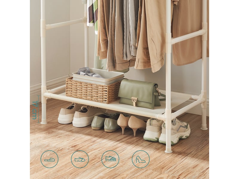 DOJA Barcelona | Penderie Escamotable | Portant a Vetement Blanc