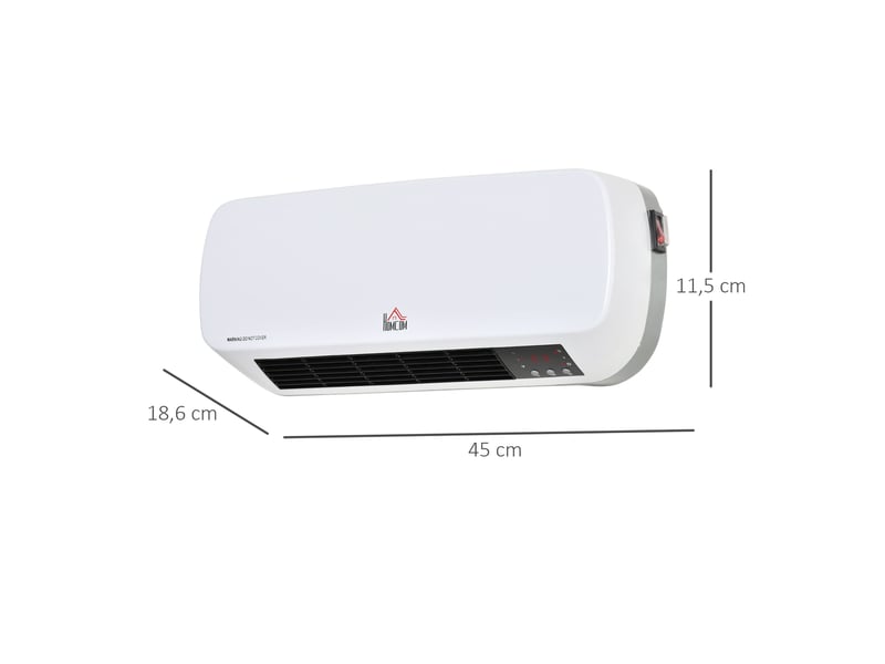 Radiateur Soufflant Céramique PTC 2000 W SHX – Pivotant, écran LCD, Télécommande, Pour Pièces Jusqu’à 25 M²
