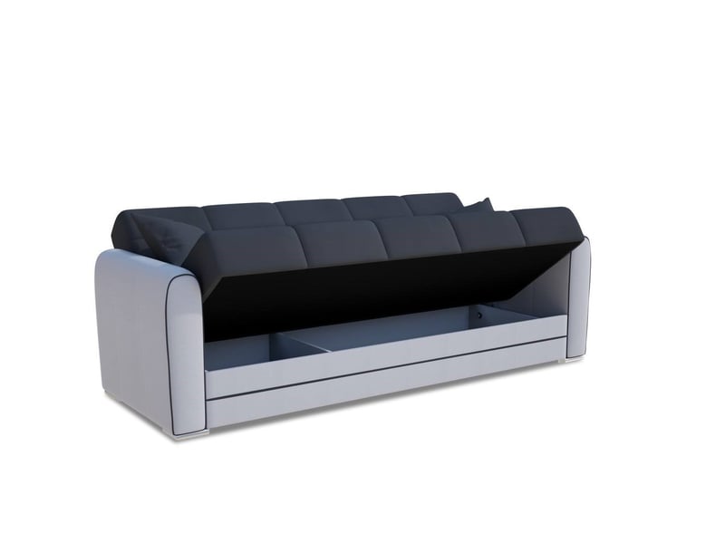 Baroni Home Canapé-Lit Clic Clac 3 Places Crème | Convertible En Lit 93cm