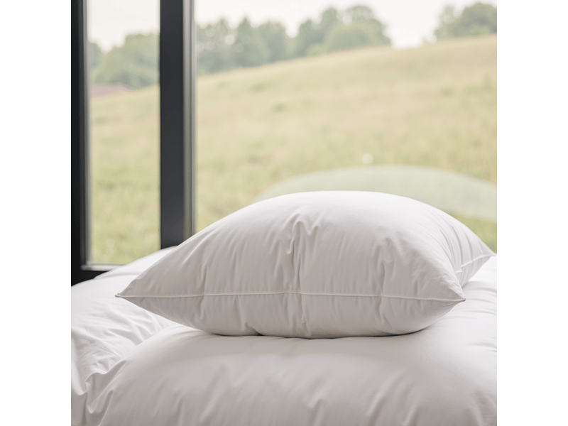Oreiller L’Inspiré EDONA 60x60 Cm – Ferme, Maintien Parfait, Coton Français, OEKO-TEX