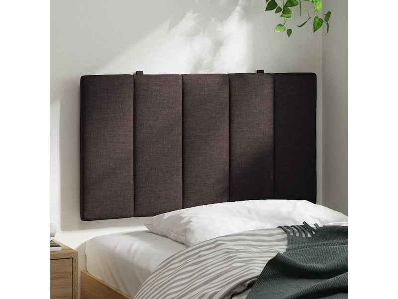 Coussin De Tête De Lit Oreiller De Lecture Marron 160 Cm – Avec Fermeture éclair Et Sangles, Pour Lit Et Soutien Dos