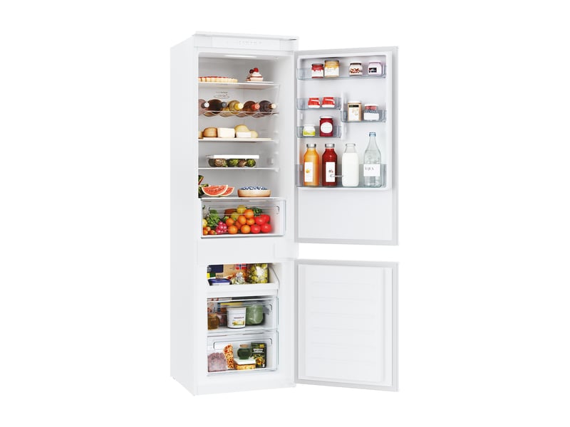 Réfrigérateur Combiné EVVO No Frost 180 Cm Blanc – Moteur Inverter, Multi Air Flow, éclairage LED, Classe énergétique E