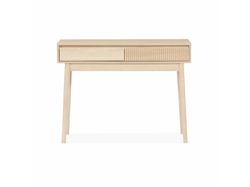 Table console avec 2 tiroirs en MDF gris Dorel Home - Mr Scandinave