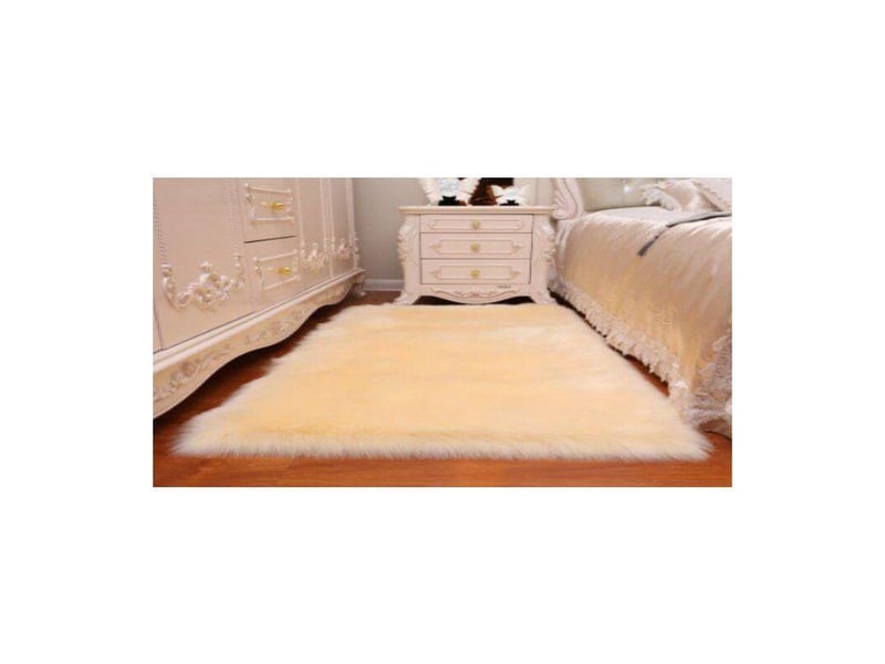 ORINOVA Tapis Chambre Gris 60x120 cm Fausse Fourrure Lavable Descente ORINOVA Tapis Chambre Gris 60x120 cm Fausse Fourrure Lavable Descente