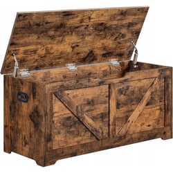 Banc coffre vidaXL Armoire de couloir avec crochets BODO gris
