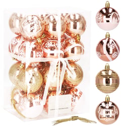 Lot De 10 Décorations Noël Stalactites Torsadées Dorées Pailletées 12 Cm - Ornements Brillants Pour Sapin, Couronnes, Cadeaux - 12