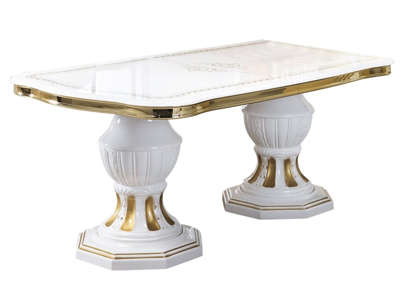 Table Manger Rectangulaire Extensible Bois Vernis Laqu Brillant table-manger-rectangulaire-extensible-bois-vernis-laqu-brillant