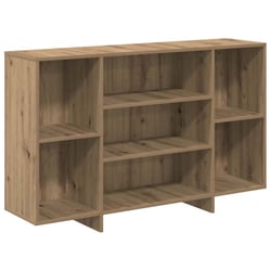 Meuble Rangement Style Industriel VASAGLE - Porte Grange Coulissante - Étagère Réglable - Marron/Noir 70x30x80 Cm