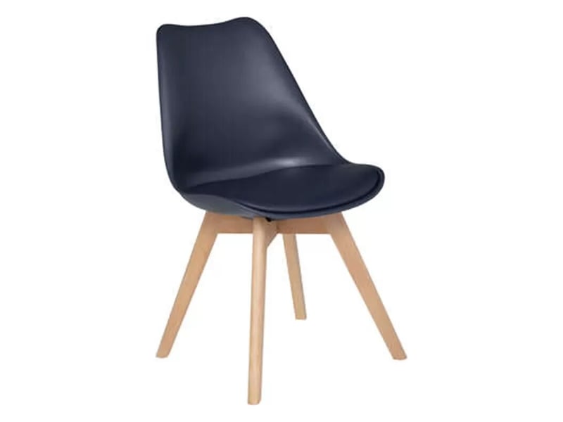 Chaise Enfant Scandinave Atmosphera Blanche En Hêtre Et Polypropylène