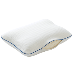 Cosier Oreiller Ergonomique Cervical en Bambou et Coton, Réglable en Hauteur et en Fermeté, Anti-Ronflement, Anti-Transpiration, Orthopédique pour Les Douleurs Cervicales | Taille : 60x60 CM
