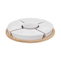 Sg secret de gourmet - Set apéritif bambus 4 pièces noir
