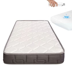 Matelas Pliant 2 Volets DOMIVA 60x120 Cm - Épaisseur 5cm, Déhoussable Et Lavable - Lit Parapluie, Voyage Bébé - 11