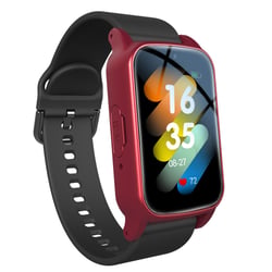 Montre Intelligente Senior Avec Appel Vidéo HD, GPS, Détection Chute & SOS – Étanche IP67, Alerte Famille, Pour Hommes & Femmes (Rouge)
