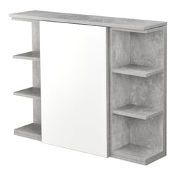 Armoire Murale SoBuy Salle De Bain - 75x30x60cm, 2 Portes, Étagères Réglables, Blanc - BZR188-W