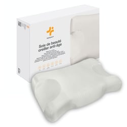 Oreiller DODO 70% Duvet D'oie - Taille Medium 60x60, Enveloppe Percale Coton, Fabriqué En France