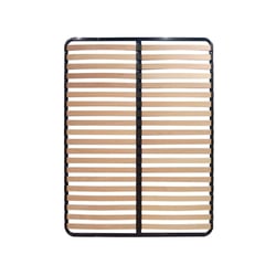 Sommier à Lattes 120x200 Cm – Métal Solide Épaisseur 1,2 Mm + 18 Lattes Extra-Larges 12,5 Cm – Pieds 25 Cm – Idéal Pour Matelas 120x200 – Montage Facile