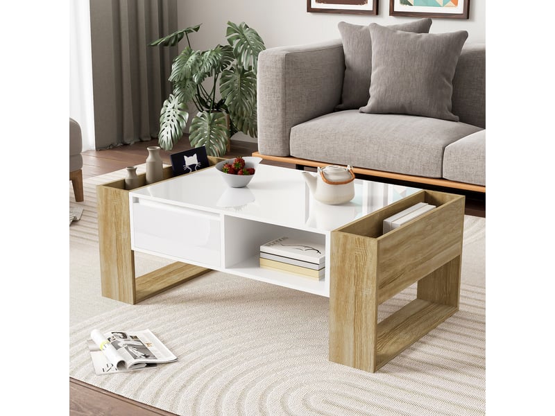 Table Basse Moderne Laqu e partielle 105x60cm Rangement tiroirs table-basse-moderne-laqu-e-partielle-105x60cm-rangement-tiroirs