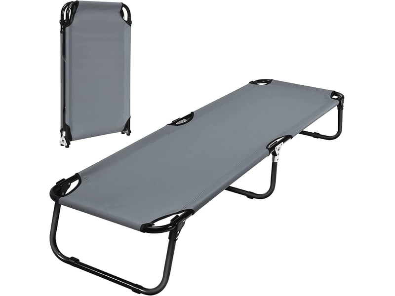 Lot De 2 Lits De Camp Pliants Sportsman's Choice Tall King Size - Nylon 420 Deniers, Aluminium