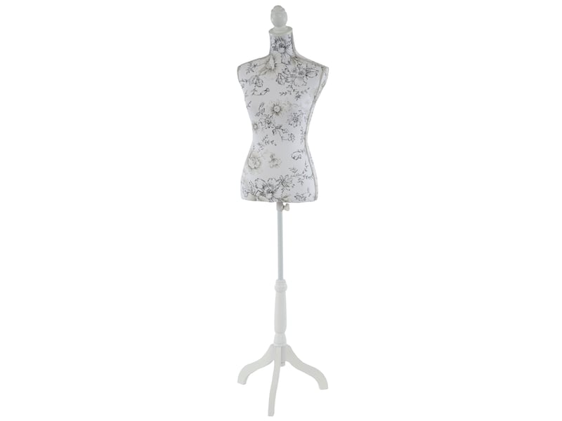 Mannequin Enfant Réglable En Hauteur – Buste En Lin Avec Trépied Métal, Pour Vitrine Ou Atelier - 2